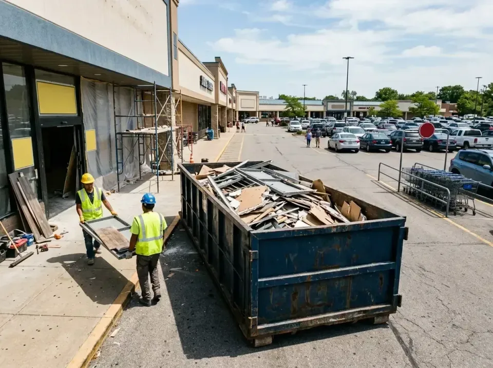 retail-store-renovation-debris-003 — frequently asked questions, Roll-off Dumpster Rentals in Greenwood, IN